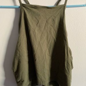 Green Halter Top